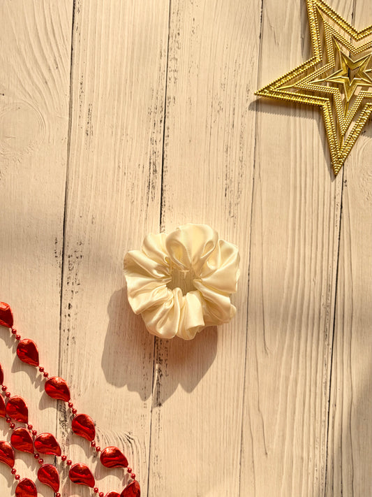 White Scrunchie