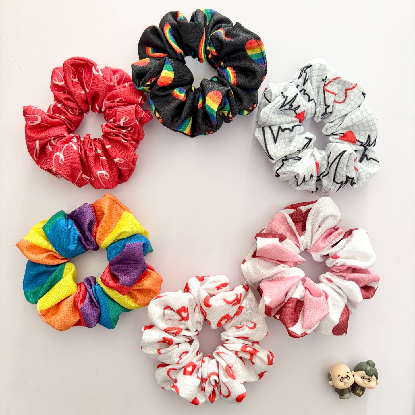 Celebrating love Scrunchie Combo