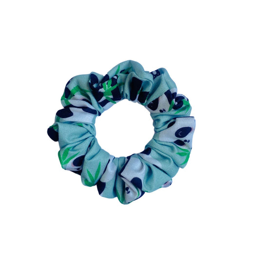 Panda Scrunchie by RedBerry Cuddle. A cute and stylish hair accessory featuring an adorable panda-inspired design, crafted from high-quality fabric for a secure and comfortable hold.