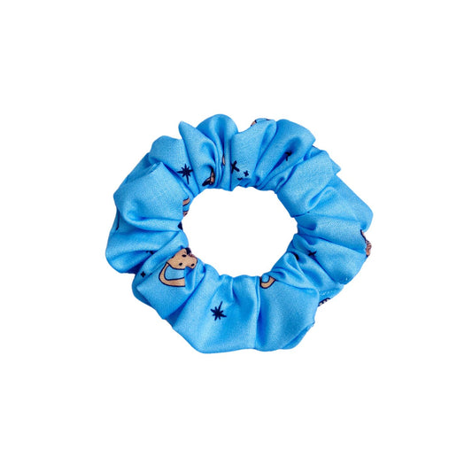 Wild Cat Scrunchie by RedBerry Cuddle. A bold and stylish hair accessory featuring a fierce wild cat-inspired print, crafted from high-quality fabric for a secure and fashionable hold.
