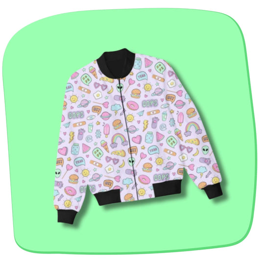 Kids' funky purple jacket by RedBerry Cuddle