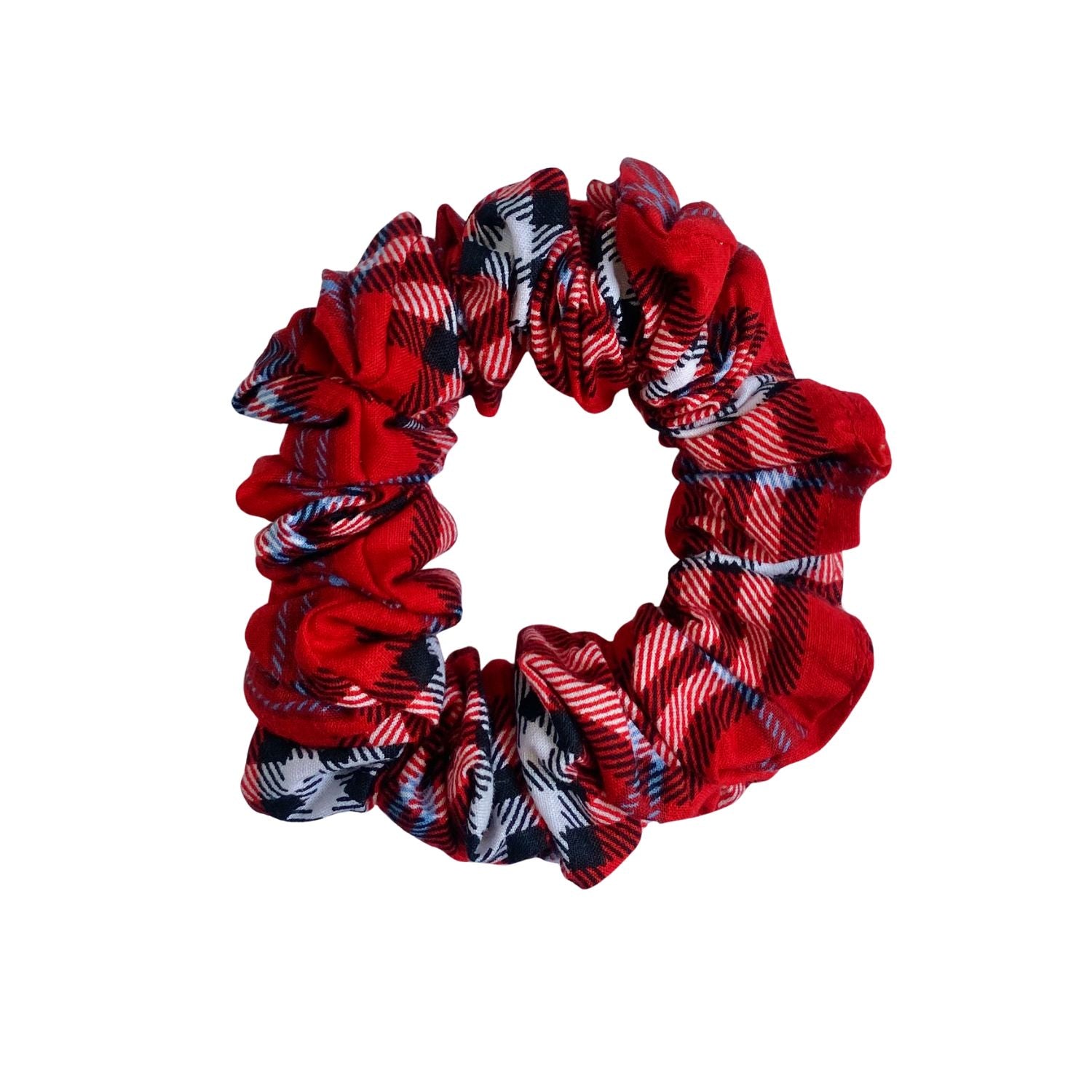 Small Size Scrunchie by RedBerry Cuddle, a compact and stylish hair accessory designed for a secure and comfortable hold, perfect for everyday hairstyles.