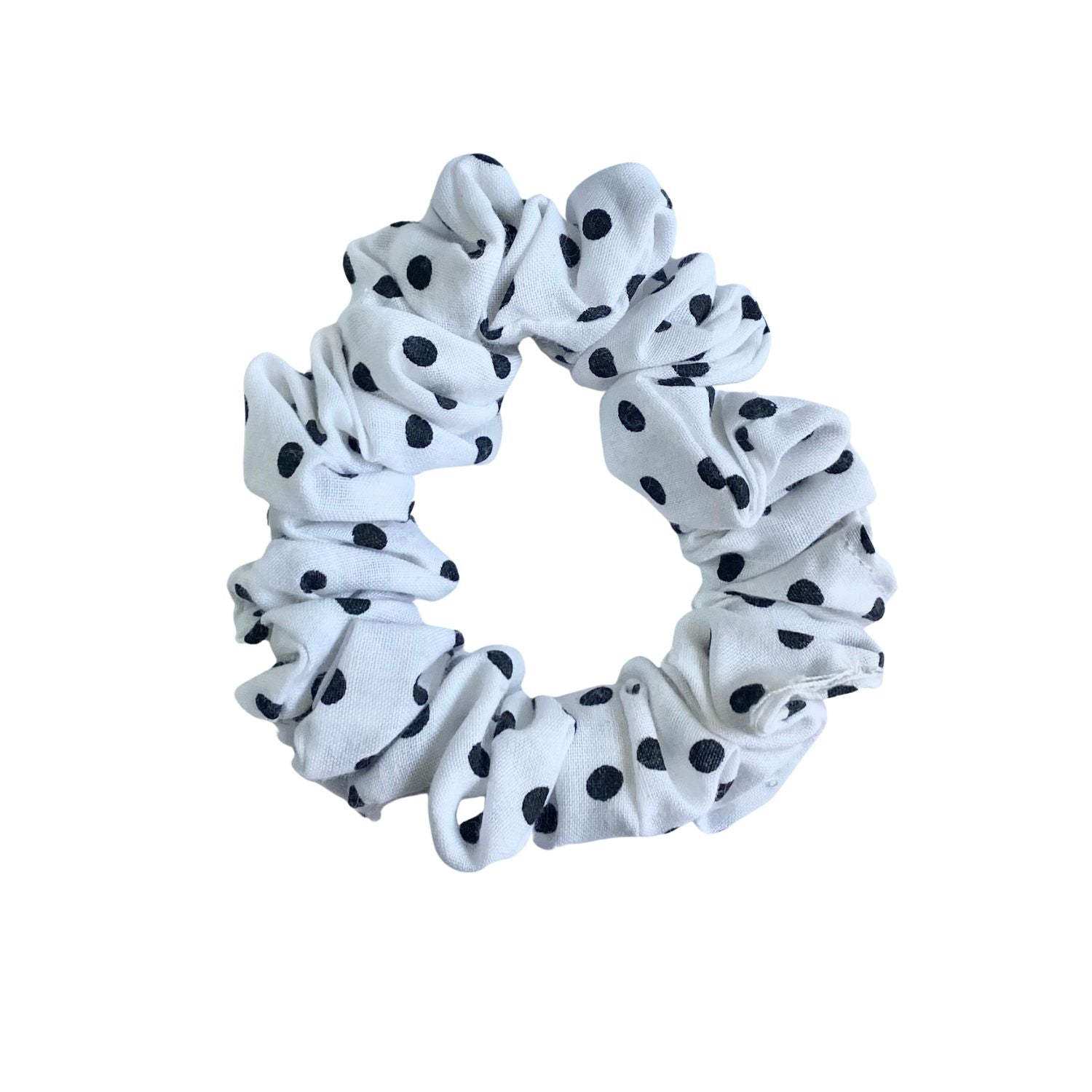 Small Size Scrunchie by RedBerry Cuddle, a compact and stylish hair accessory designed for a secure and comfortable hold, perfect for everyday hairstyles.